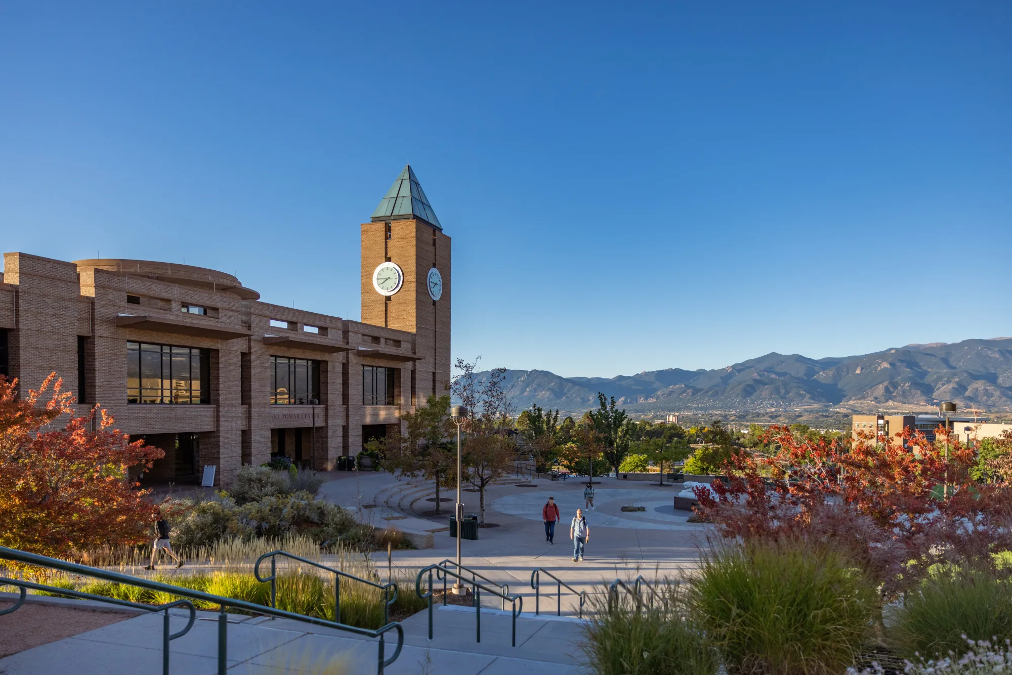 El Pomar Clock Tower on UCCS Campus